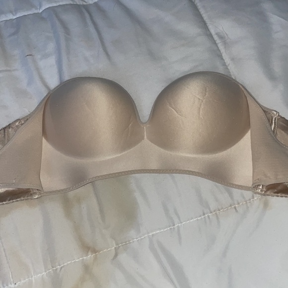 Push up bra brand new bandeau no straps size 36/80 lower breast 78/82 - Picture 2 of 3
